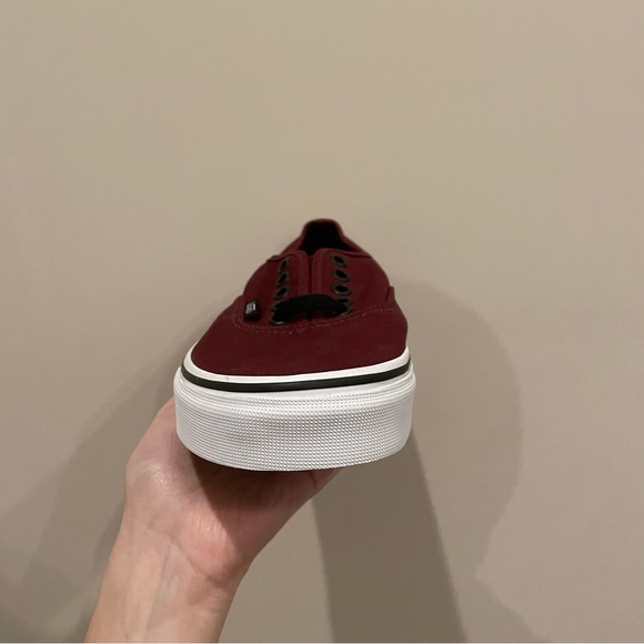 Red /Maroon Unisex Authentic Vans - Picture 3 of 7